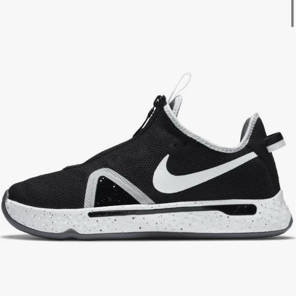 Nike Mens OR Womens Limited Edition PAUL GEORGE IV  Black/White Sneakers
